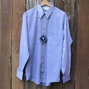 NWT VINTAGE BURBERRY LONDON BUTTON DOWN 17 - 36